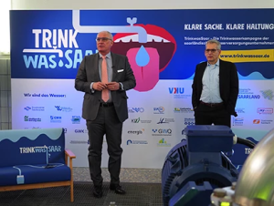 Pressekonferenz zur Gründung von TrinkWasSaar