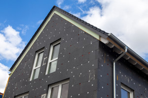 Fassadendämmung am Haus